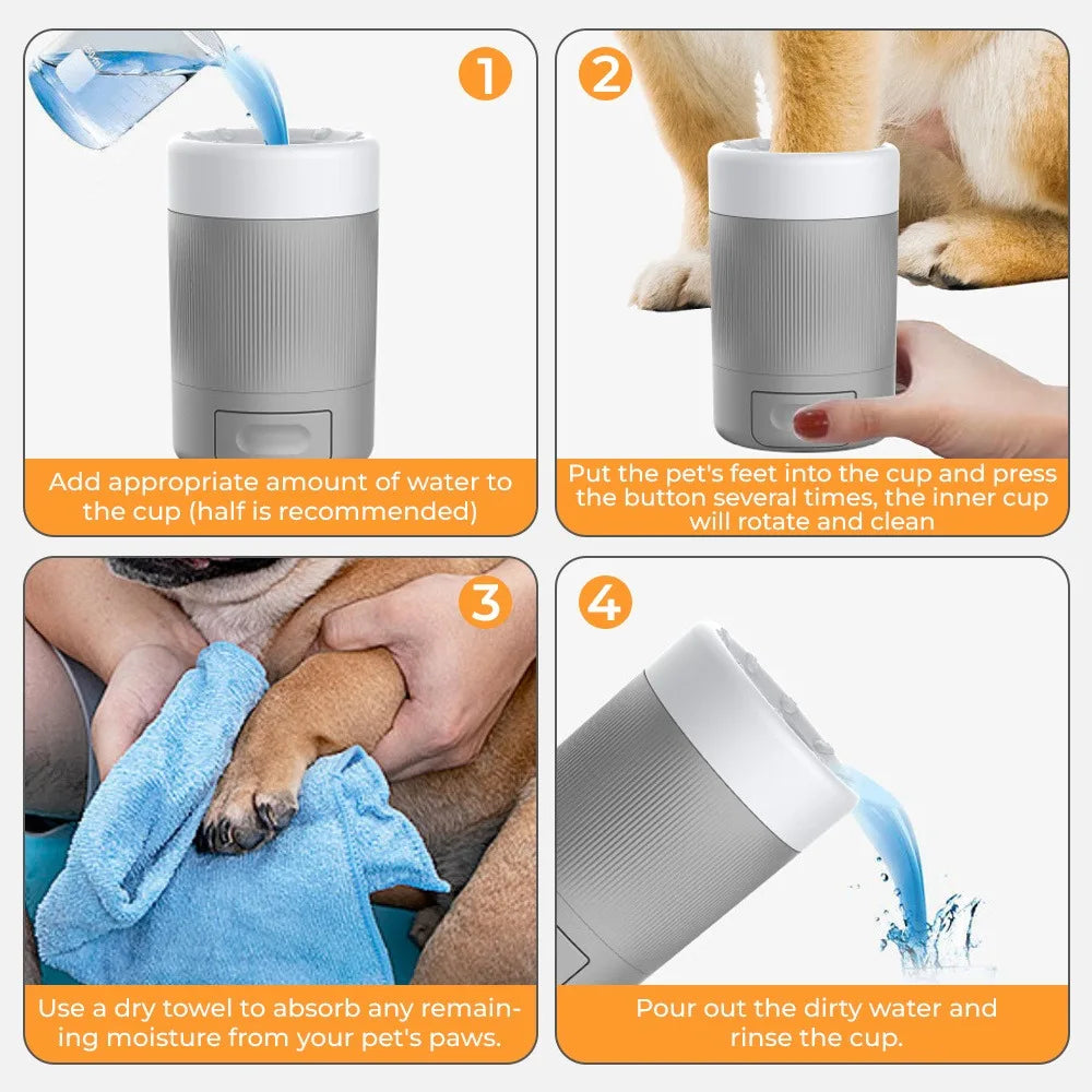 Portable Dog Paw Washer