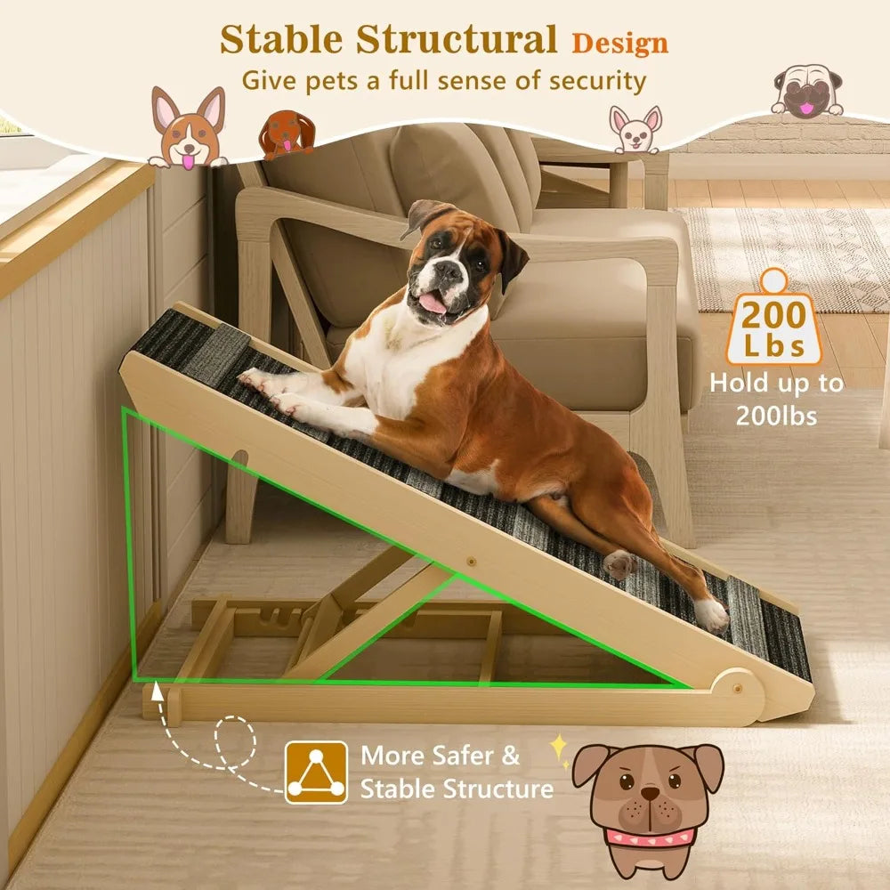 Portable Adjustable Non-Slip Pet Ramp