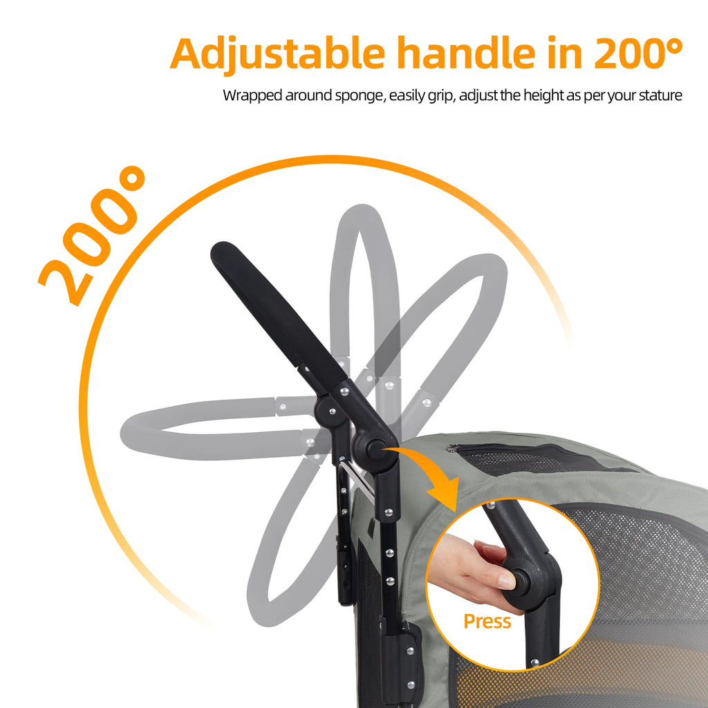 Portable Foldable Pet Stroller