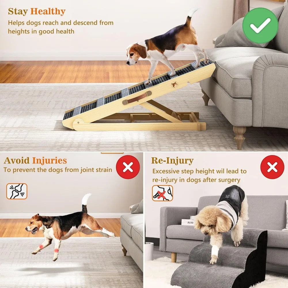 Portable Adjustable Non-Slip Pet Ramp