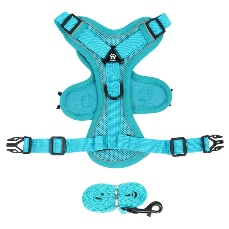 Adjustable No-Pull Dog Harness and Leash Set