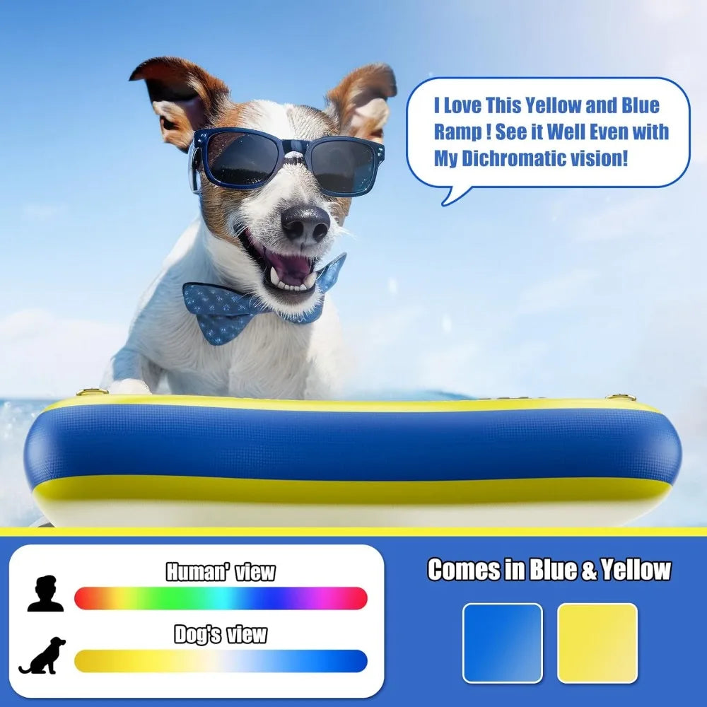 Inflatable Dog Pool Float Platform