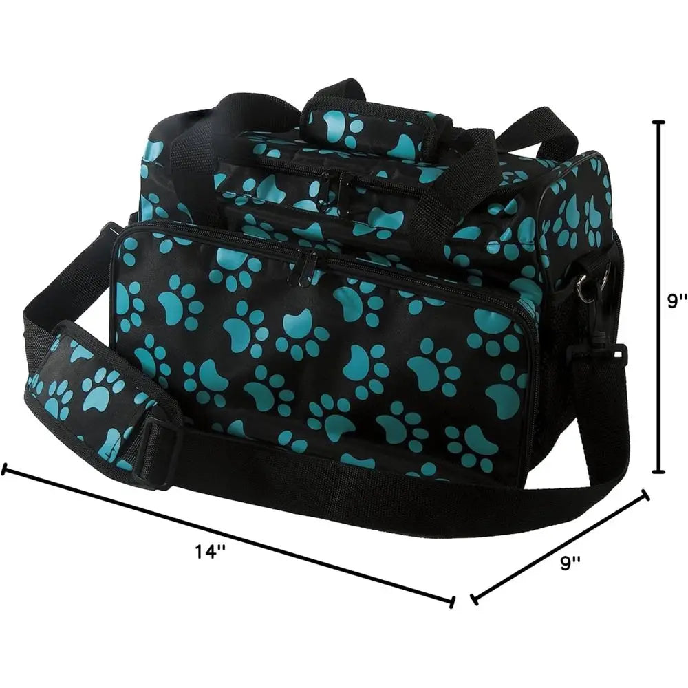 Paw Print Pet Travel Tote Bag