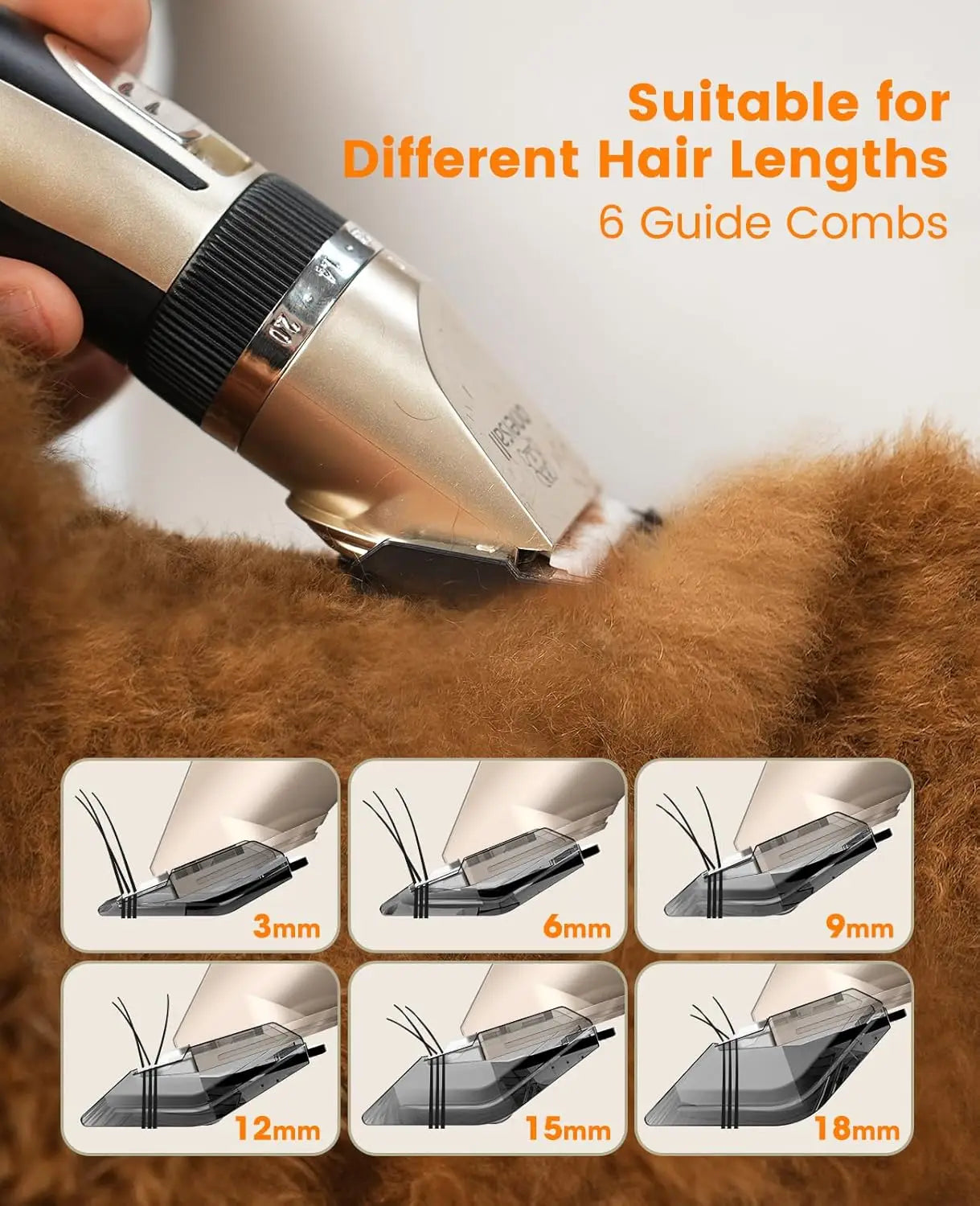 All-in-One Quiet Cordless Pet Trimmers