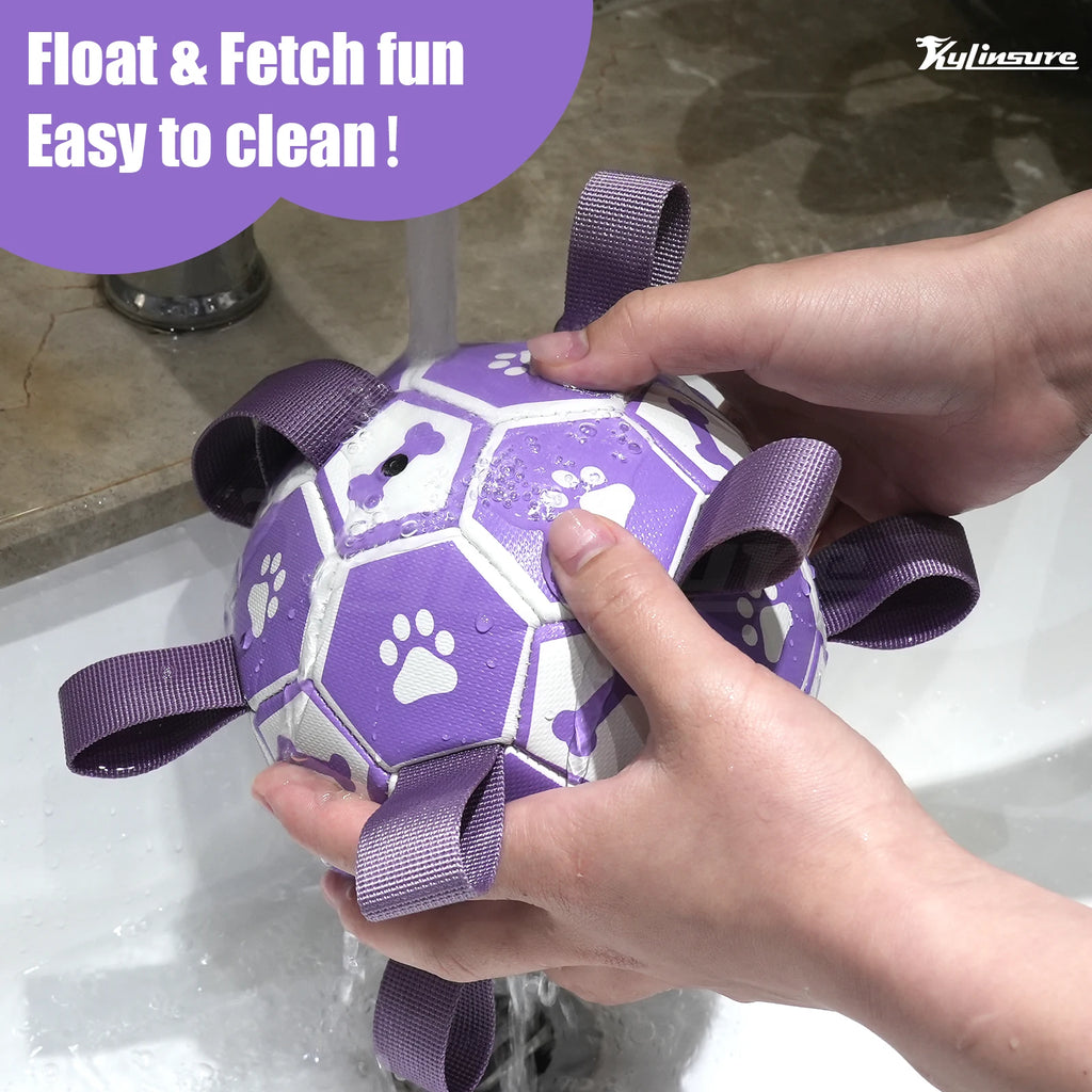 Dog Soccer Ball with Straps