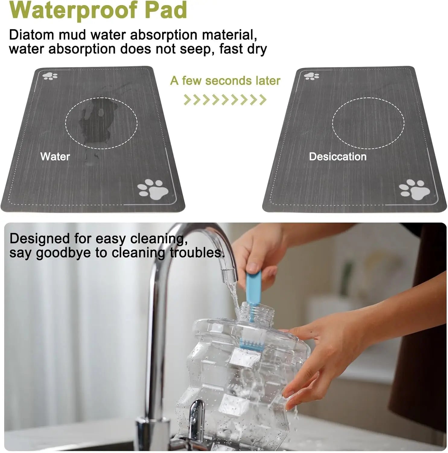 Elevated 8L Gravity Water Dispenser for Pets