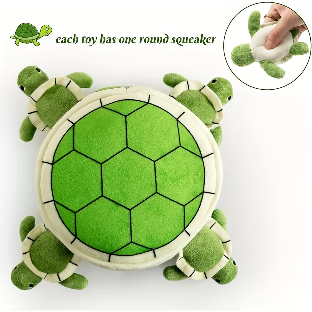Hide and Seek Turtle Dog Toy Set