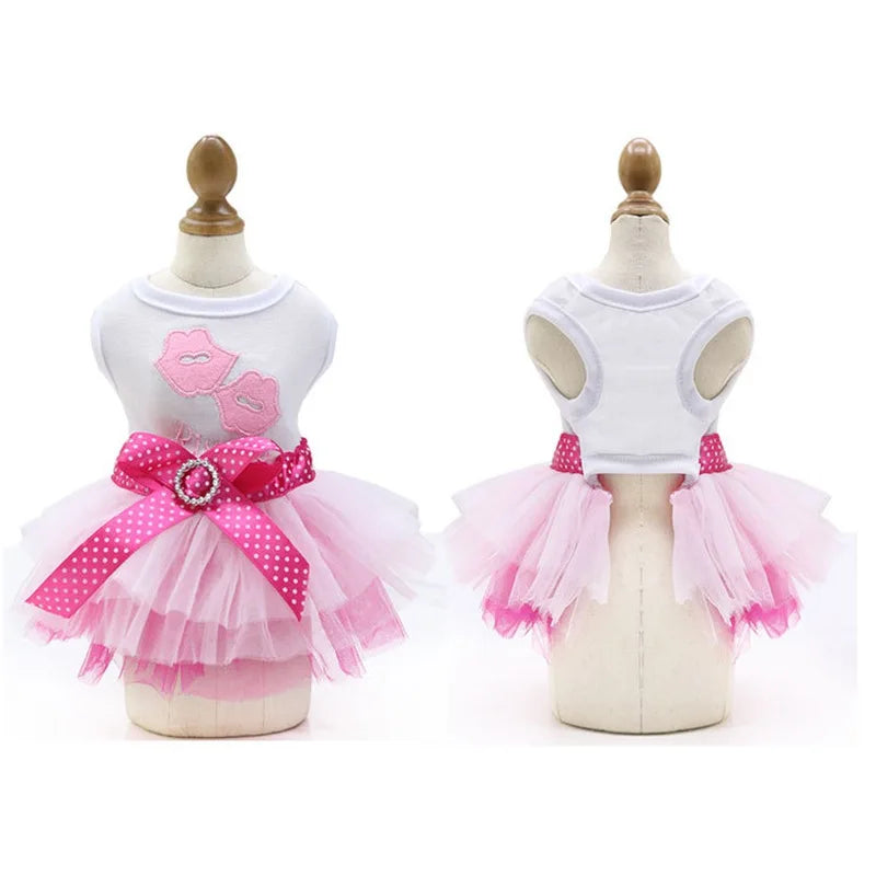 Sweet Princess Dress for Small and Medium Dogs