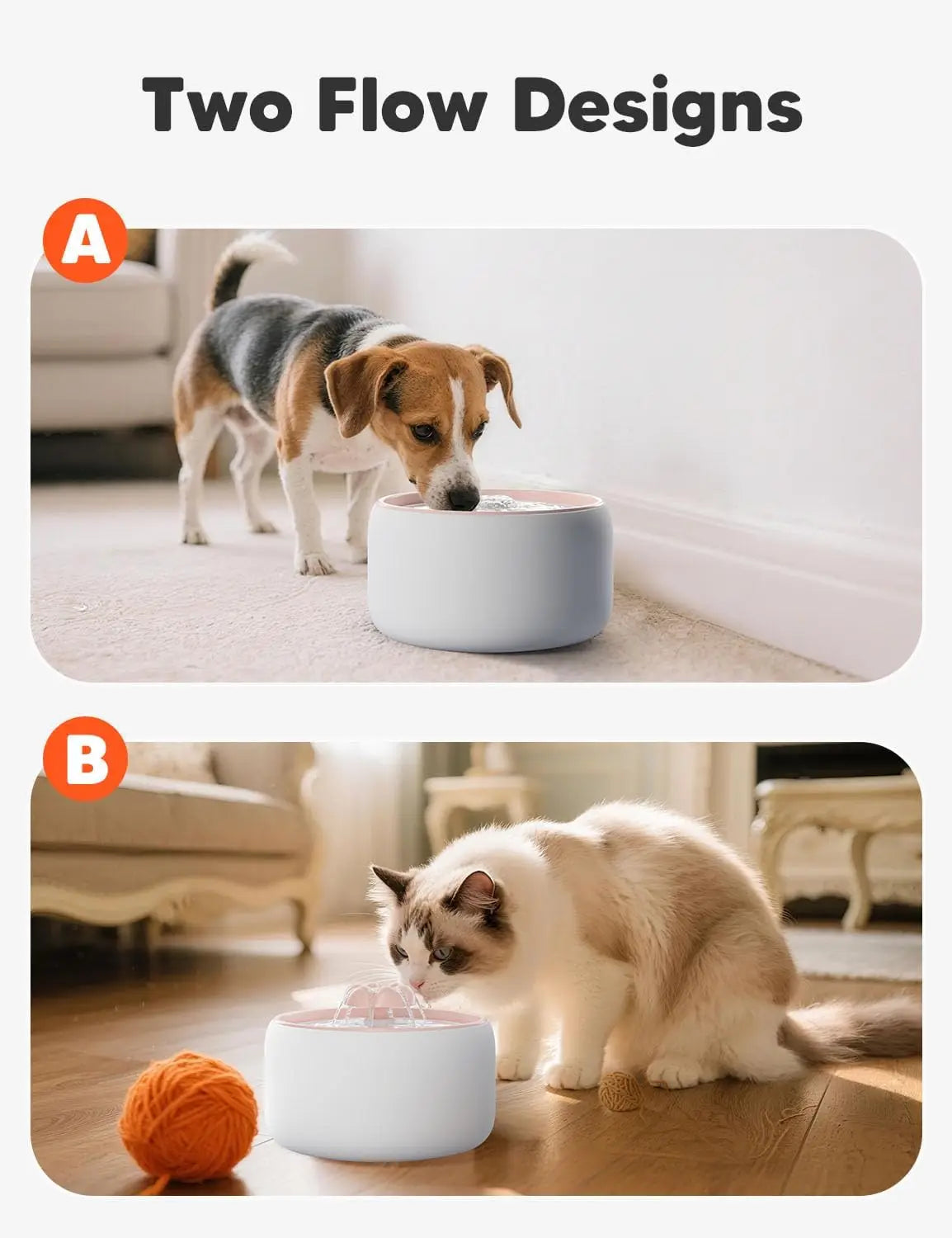 3L Automatic Ceramic Pet Water Fountain