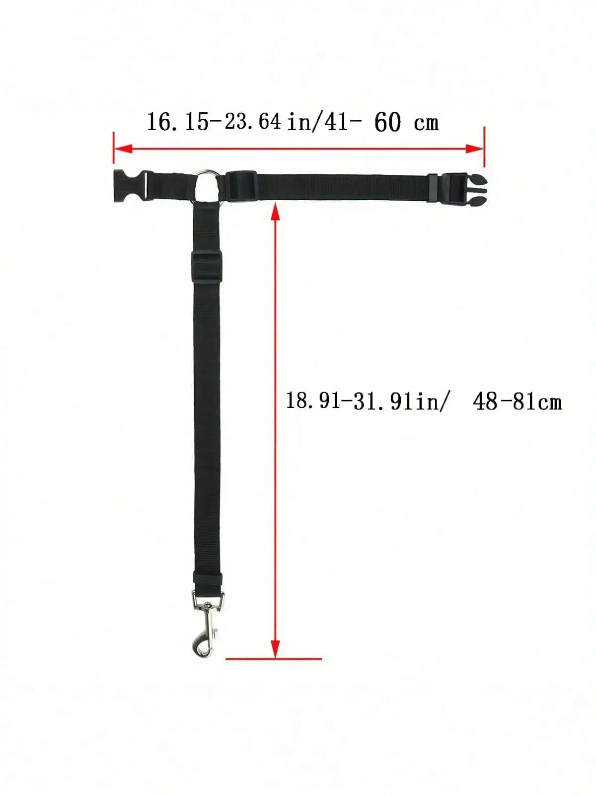 Adjustable Pet Car Safety Harness