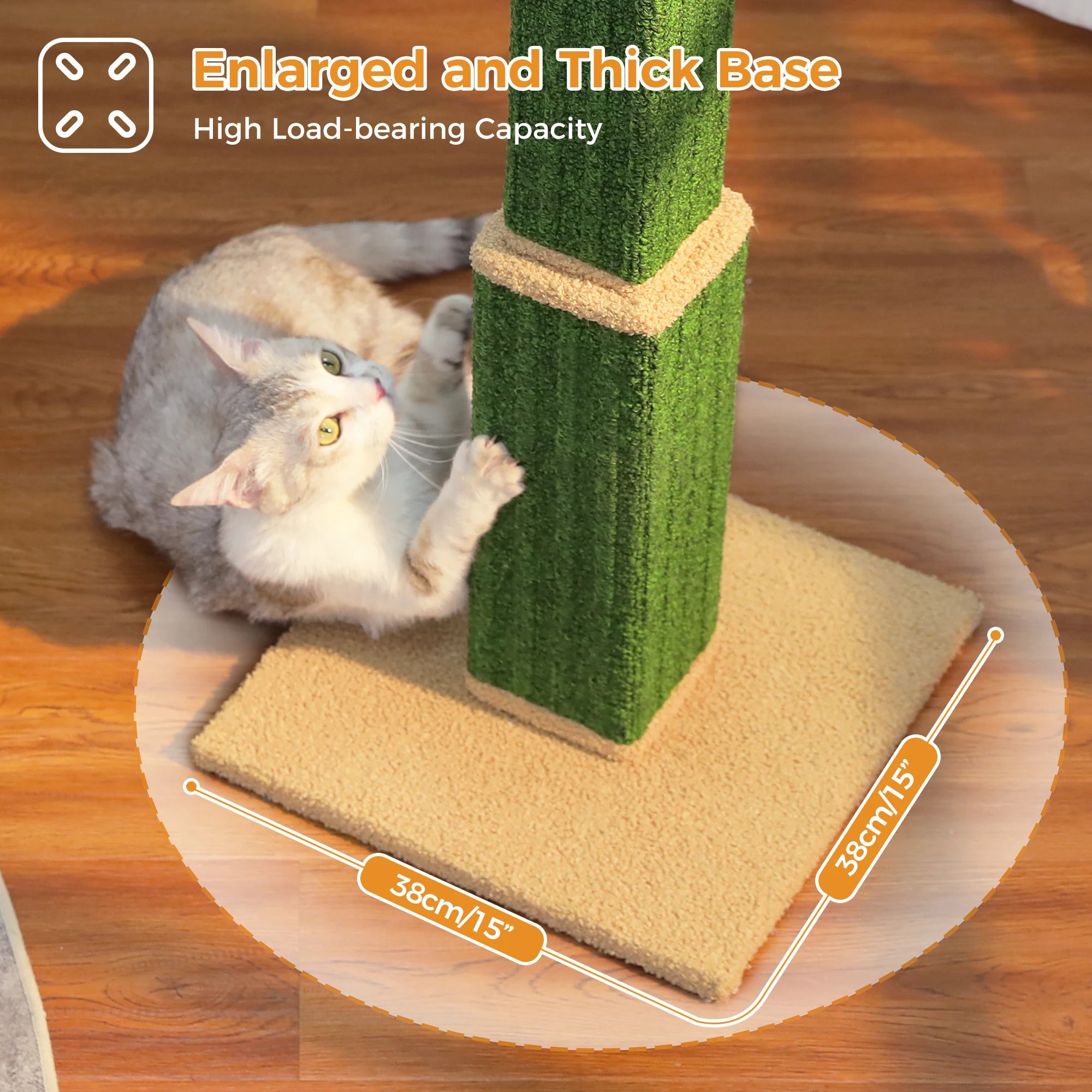 Tall Cat Scratching Post with Ball