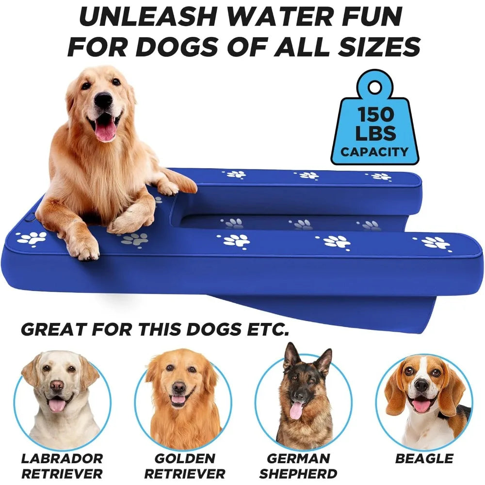 Inflatable Dock Platform with Electric Pump
