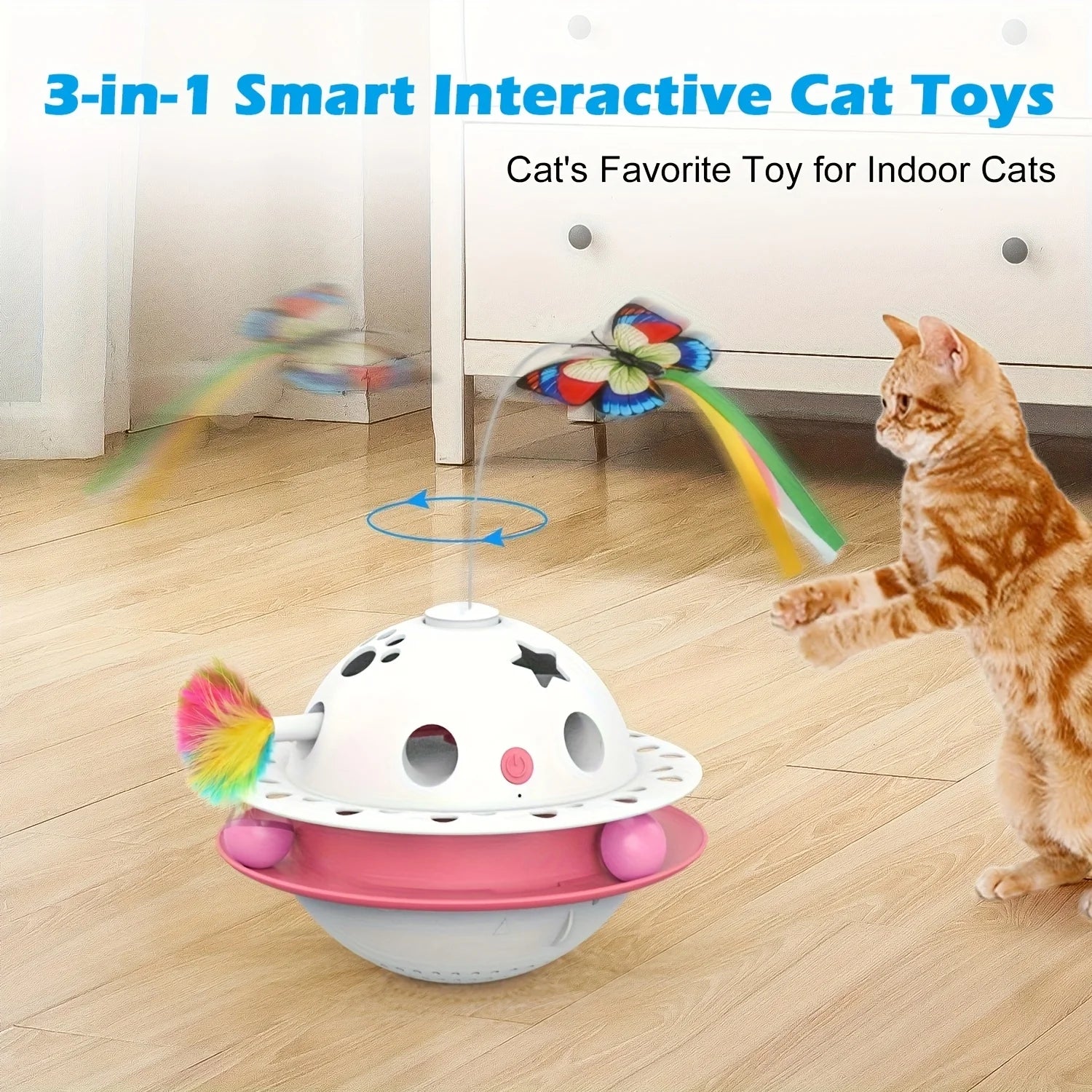 Interactive Moving Cat Toy