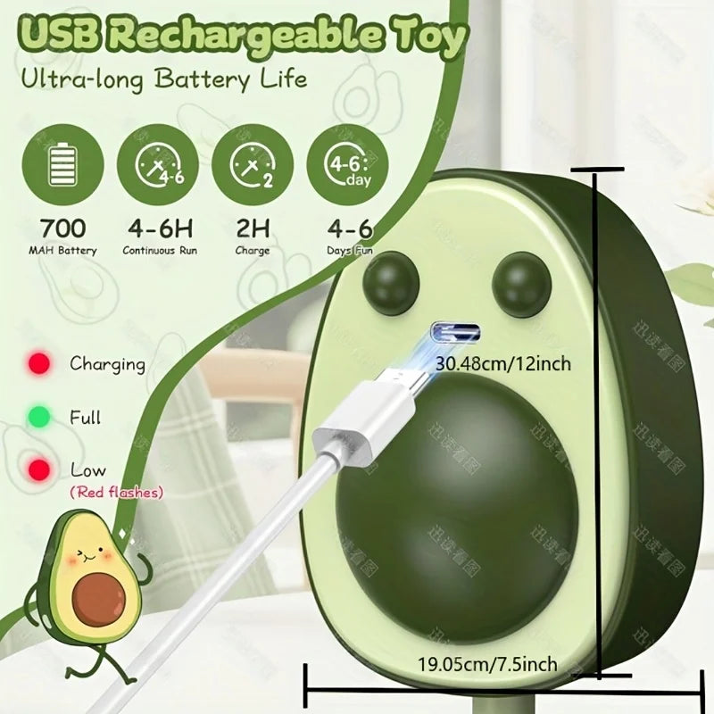 Hanging  Automatic Avocado Cat Toy