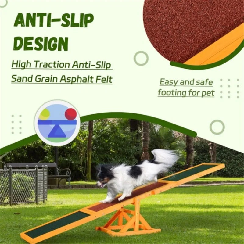Agility Teeter Totter Dog Training Toy