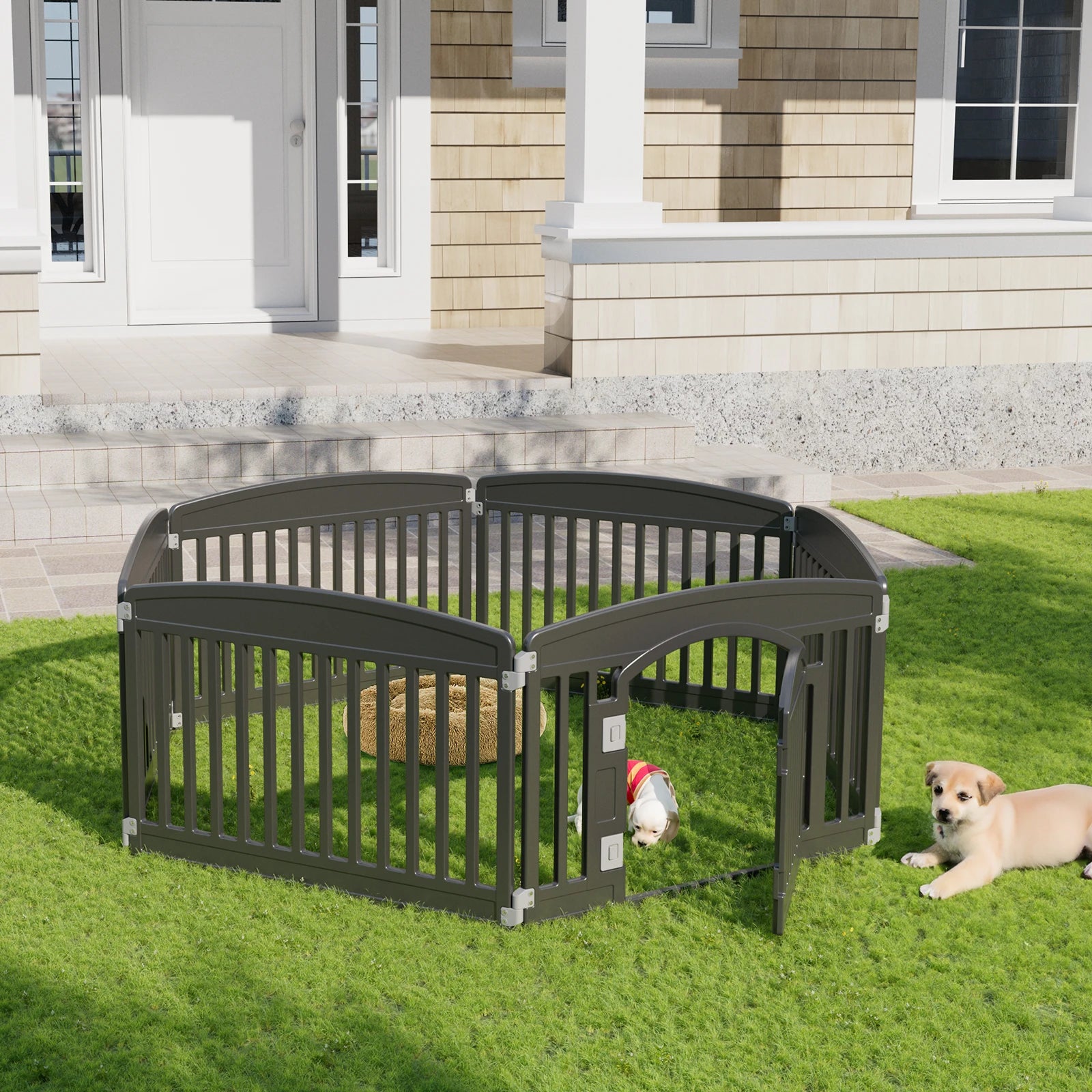 24 Inch Expandable Pet Fence, 4 OR 6 Panel