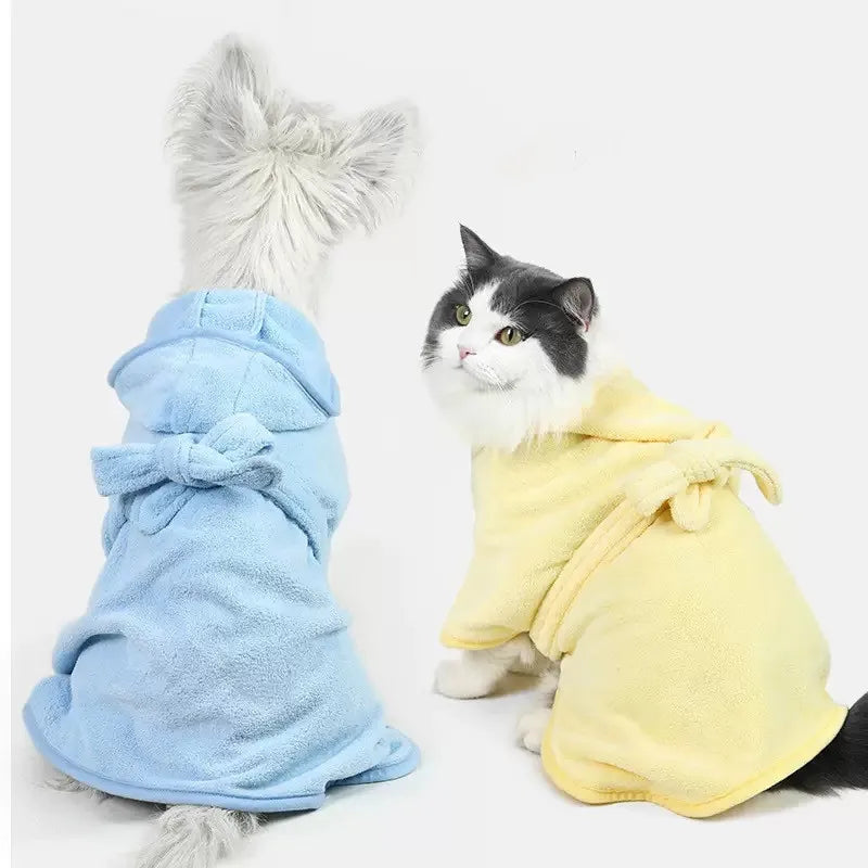 Soft Super Absorbent Pet Bathrobe