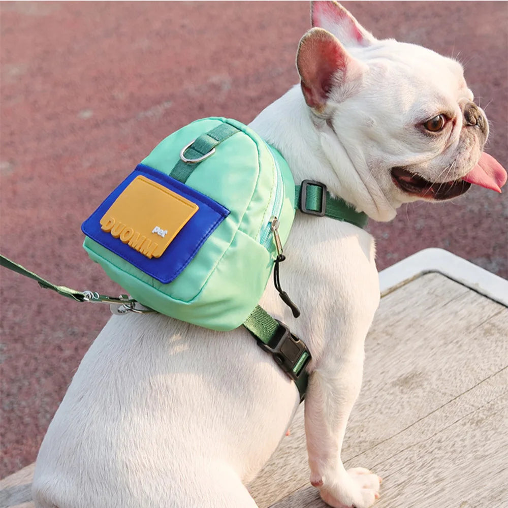 Waterproof Pet Backpack, Harness, and Leash