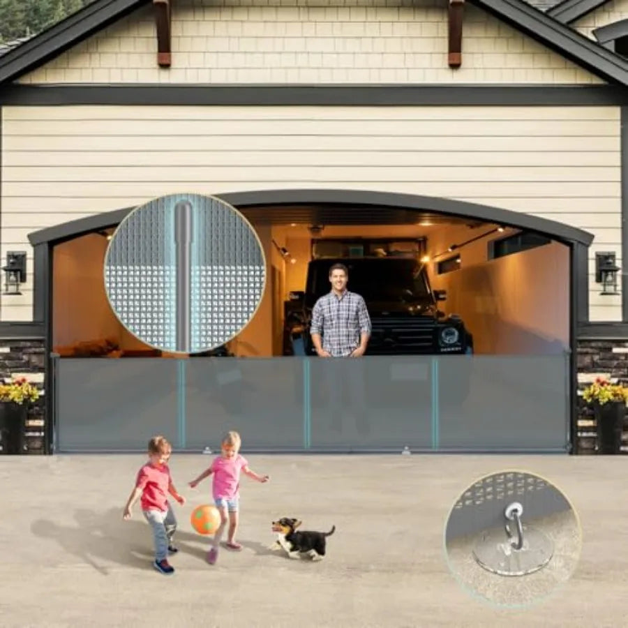 Extra Wide Retractable Pet Gate