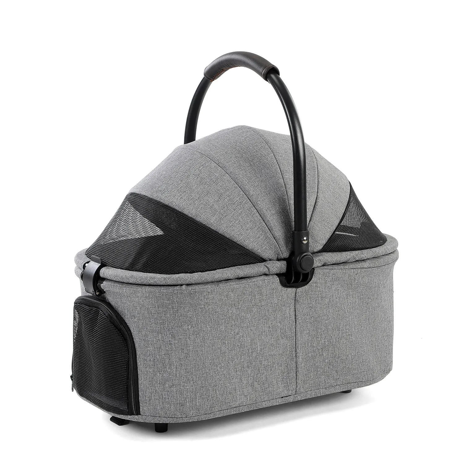 Pet Stroller with Removable Carrier