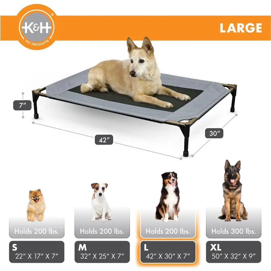 Outdoor Elevated Cooling Dog Bed