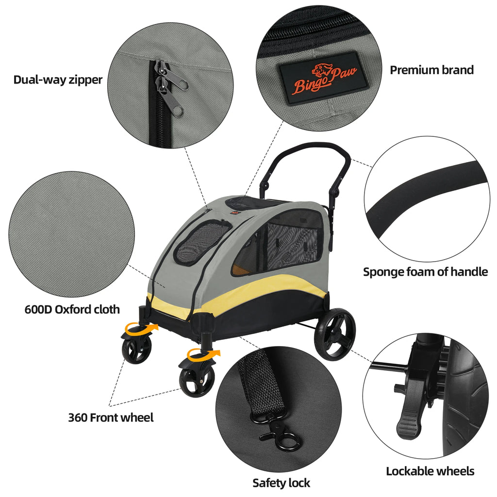 Portable Foldable Pet Stroller