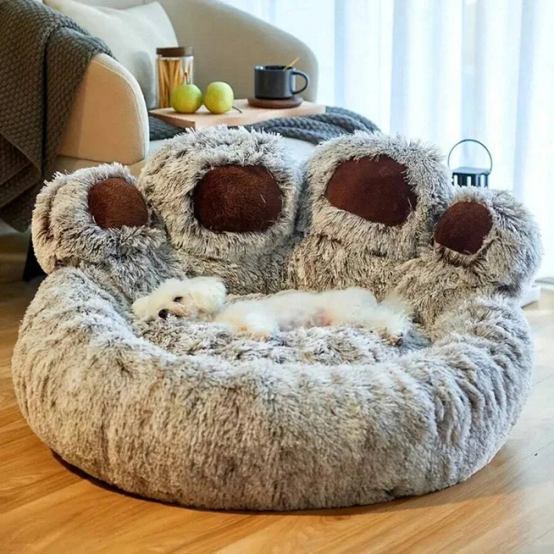 Comfy Bear Paw Shaped Pet Bed