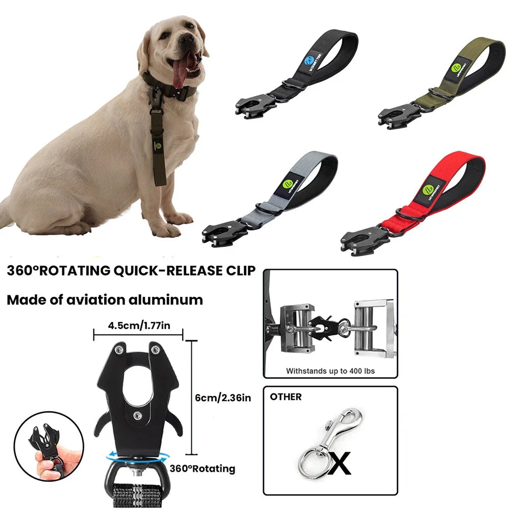 Short Traffic Leash with Padded Grip