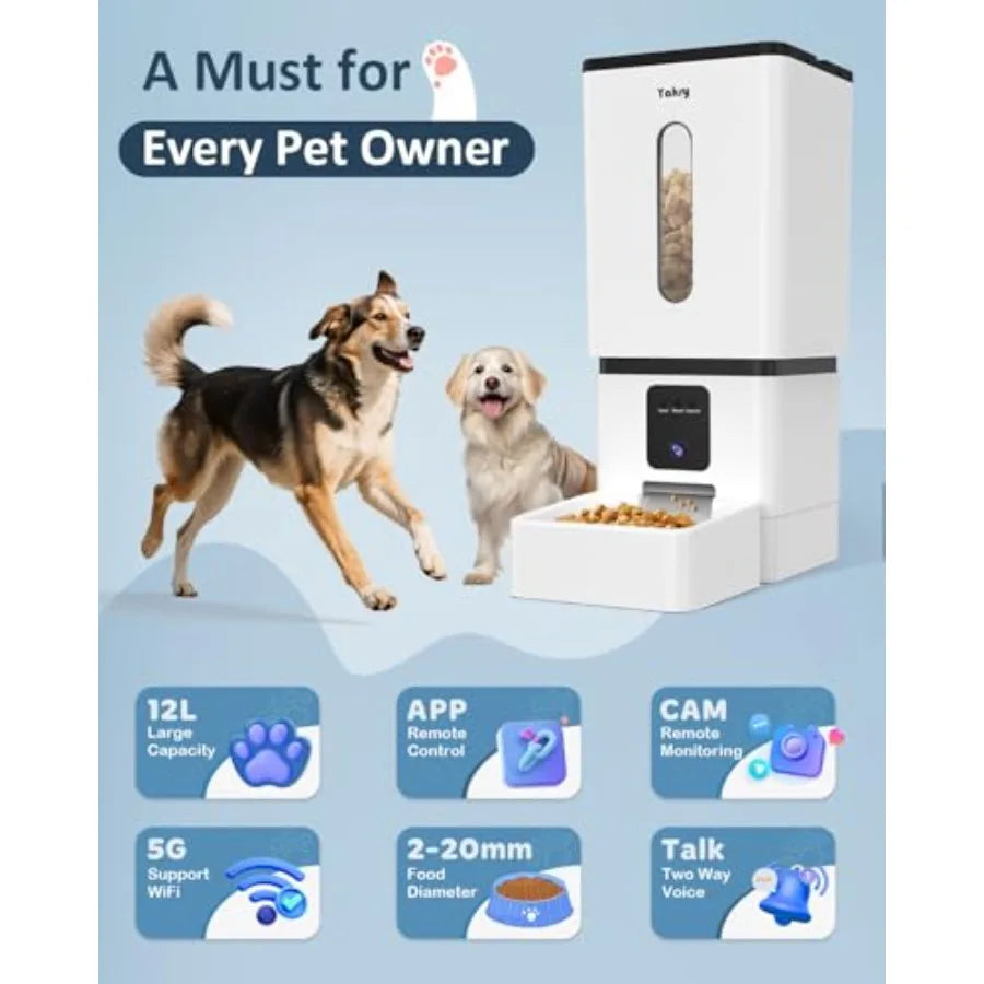Automatic Dog Feeder with Camera and WiFi