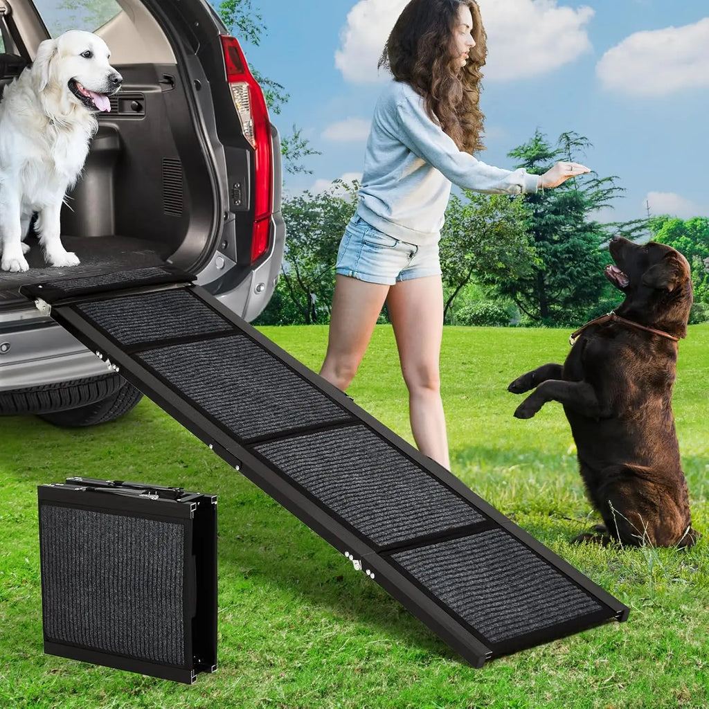 Folding Non-Slip Dog Ramp, Holds 250 LBS