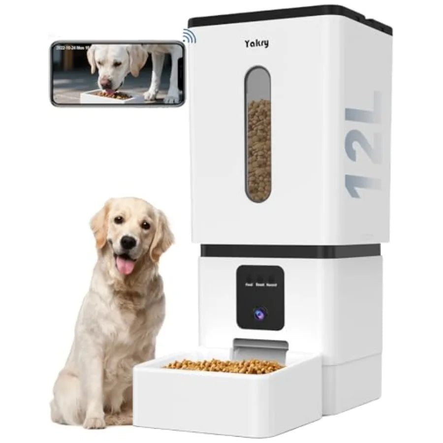 Automatic Dog Feeder with Camera and WiFi