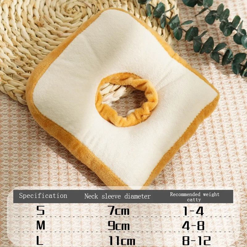 Adjustable Cat Post-Surgical "Avocado" Collar