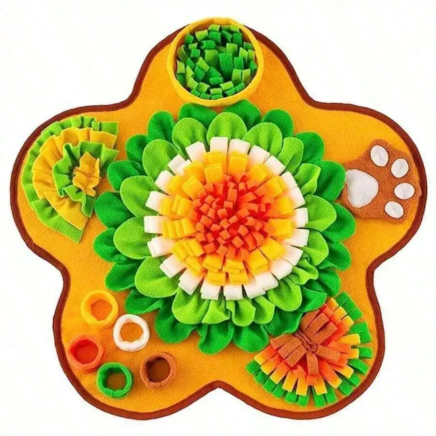 Flower-Shaped Pet Snuffle Mat