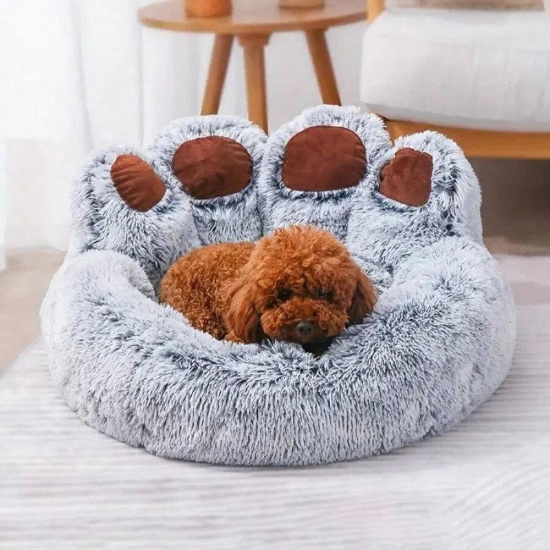 Comfy Bear Paw Shaped Pet Bed