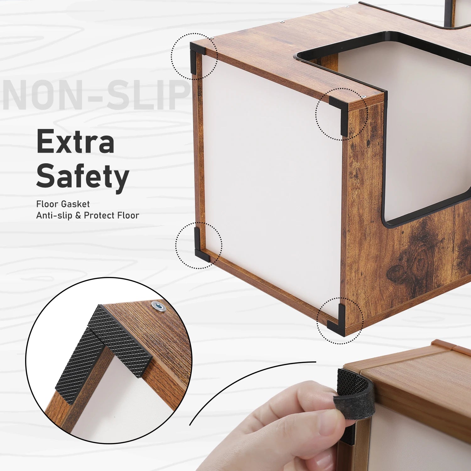 Modern Wood Cat Condo House