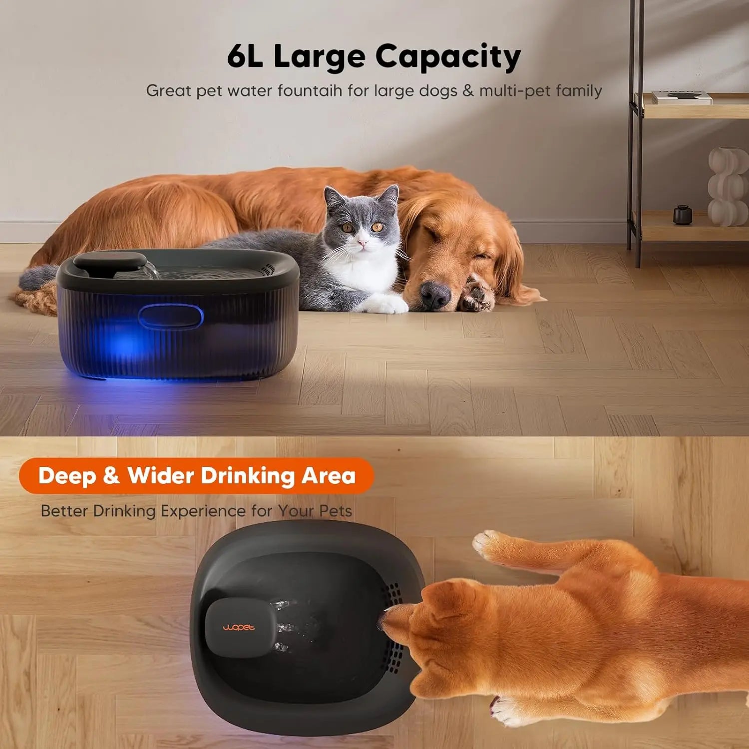 Luxury Automatic Flow Pet Water Fountain