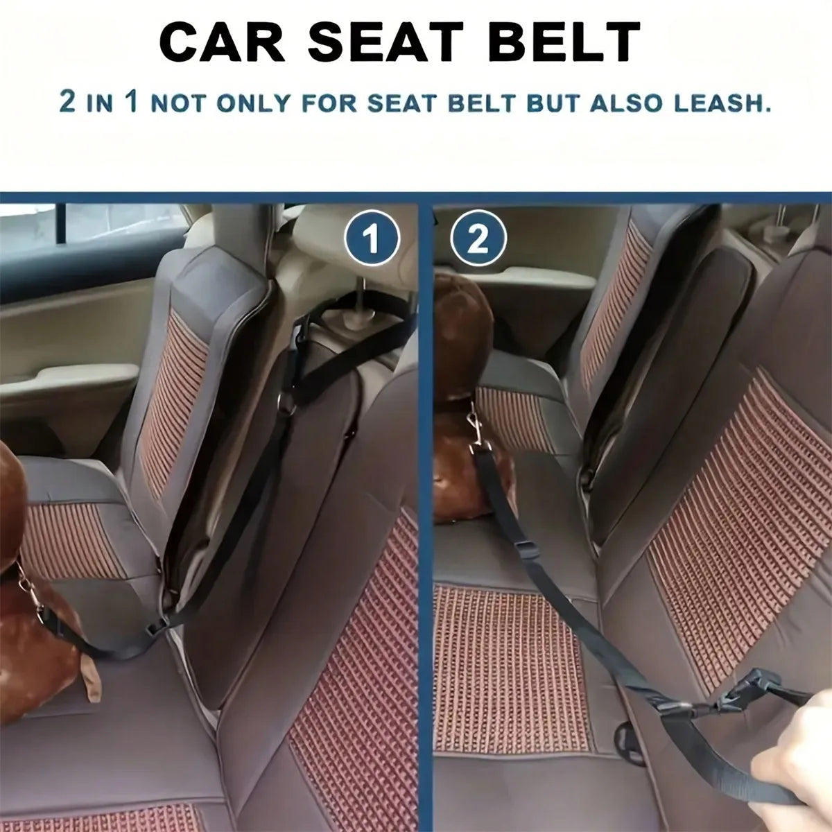 Adjustable Pet Car Safety Harness
