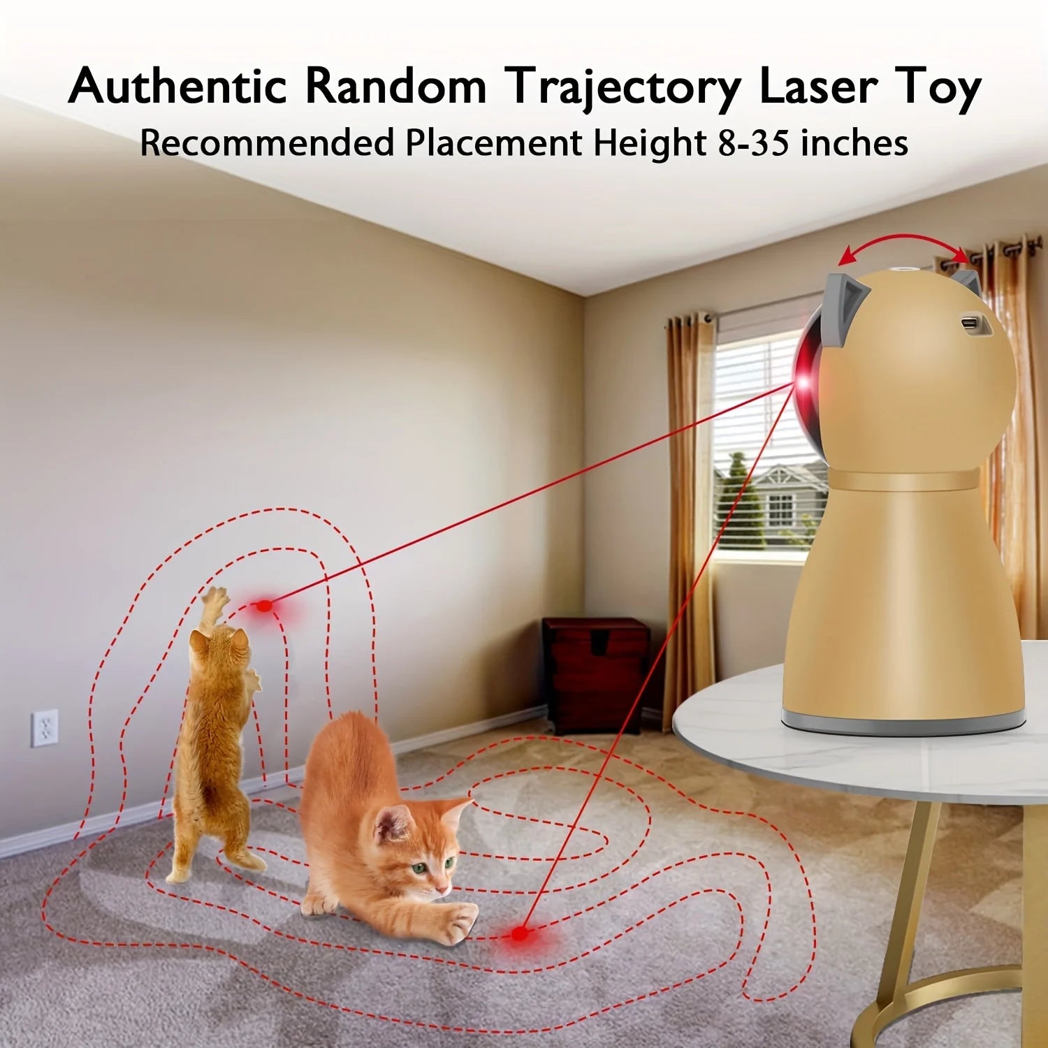 Automatic Interactive Cat Laser Toy