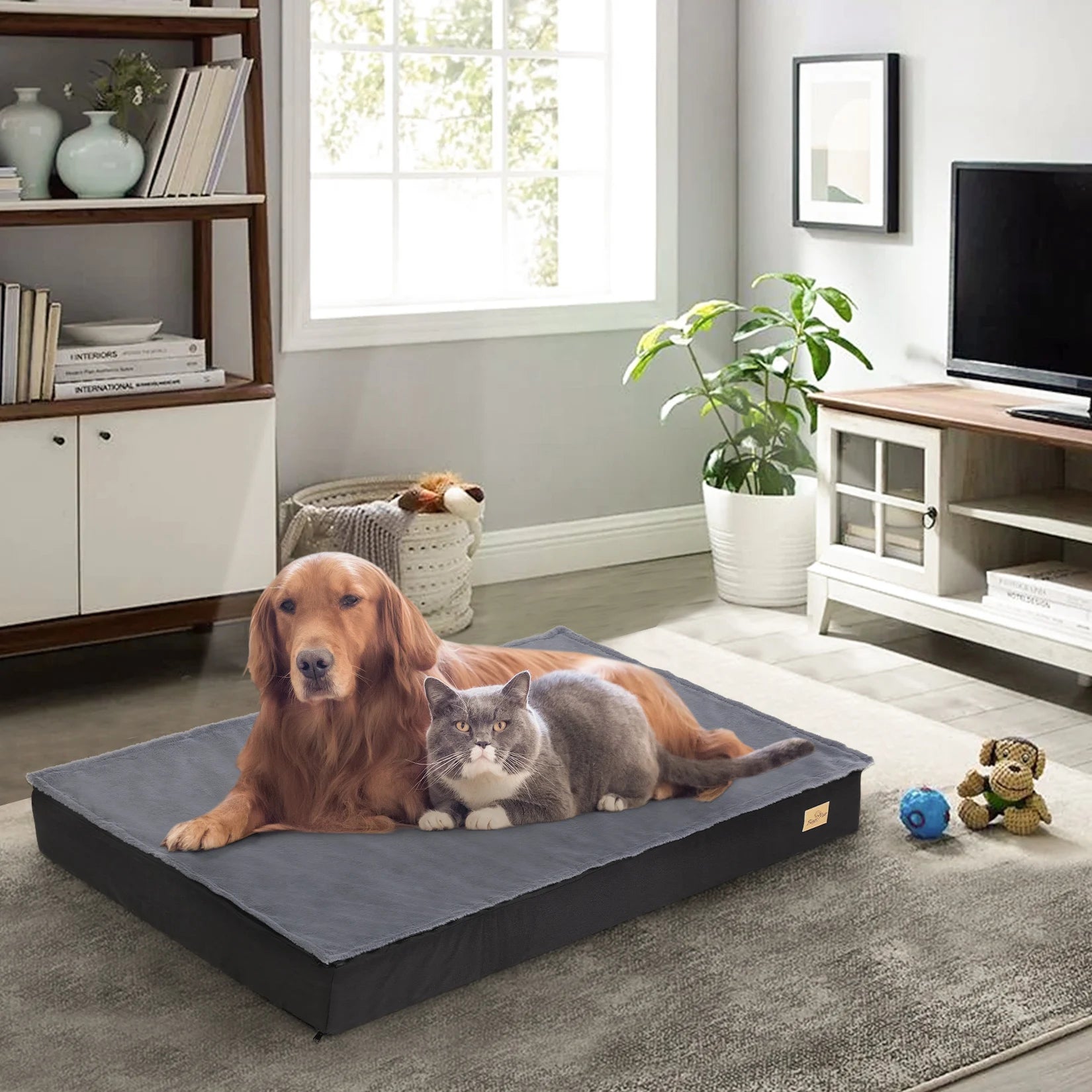 Large Orthopedic Dog Bed, Machine Washable