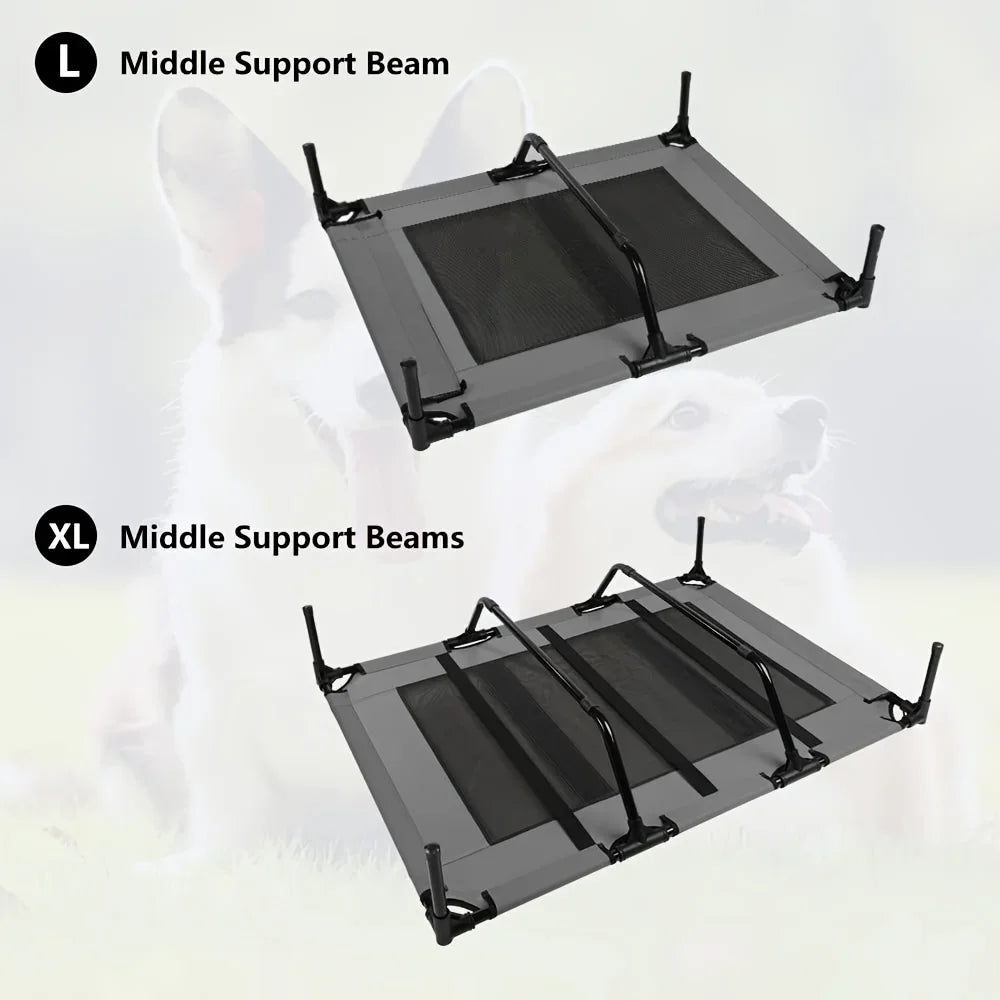 Elevated Dog Bed With Canopy