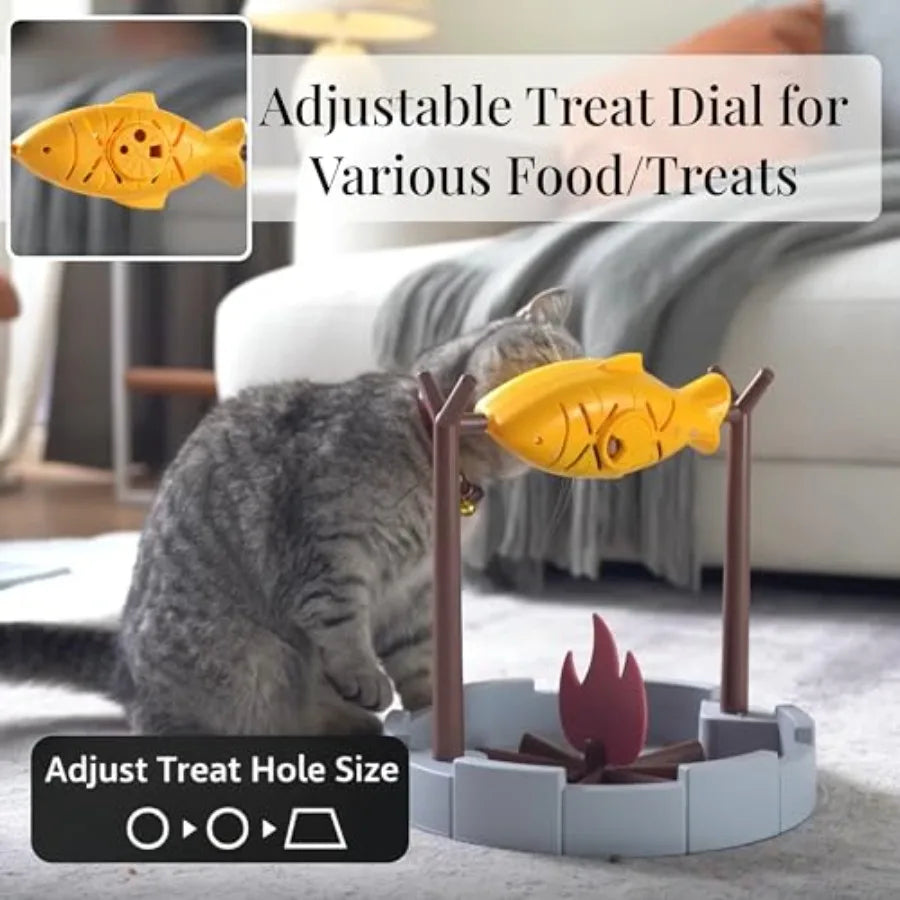 Cat Slow Feeder Treat Dispenser