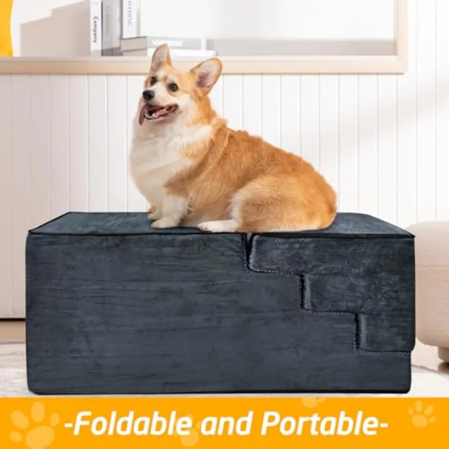 Tall Dog Stairs for Small and Medium Dogs