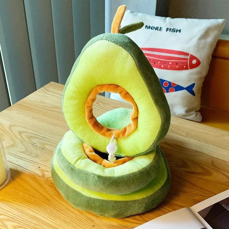 Adjustable Cat Post-Surgical "Avocado" Collar