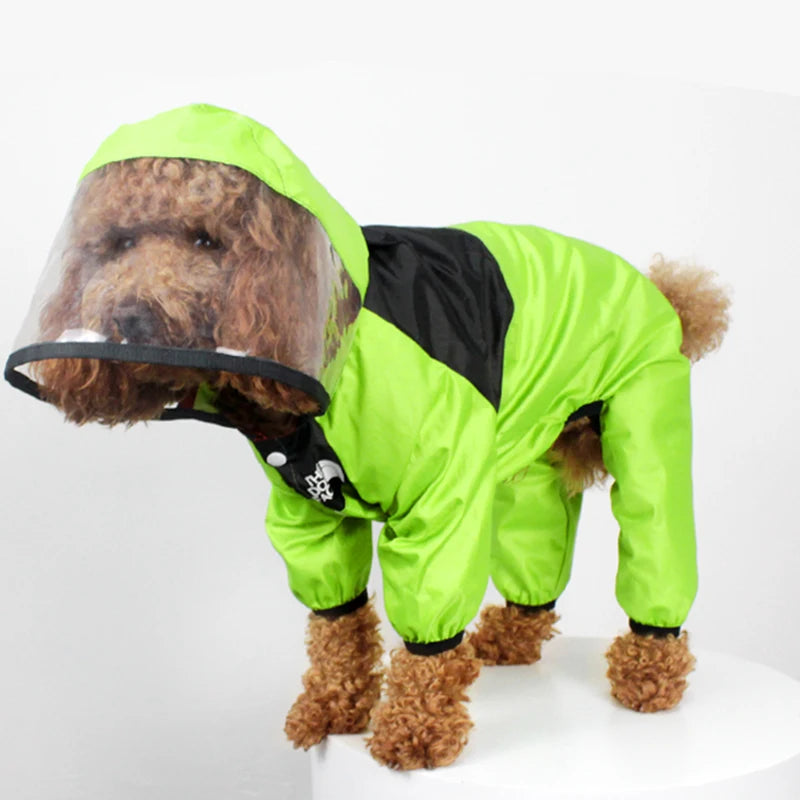 Waterproof Dog Raincoat With Hood