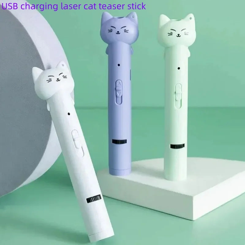 Interactive Laser Stick for Playful Cats
