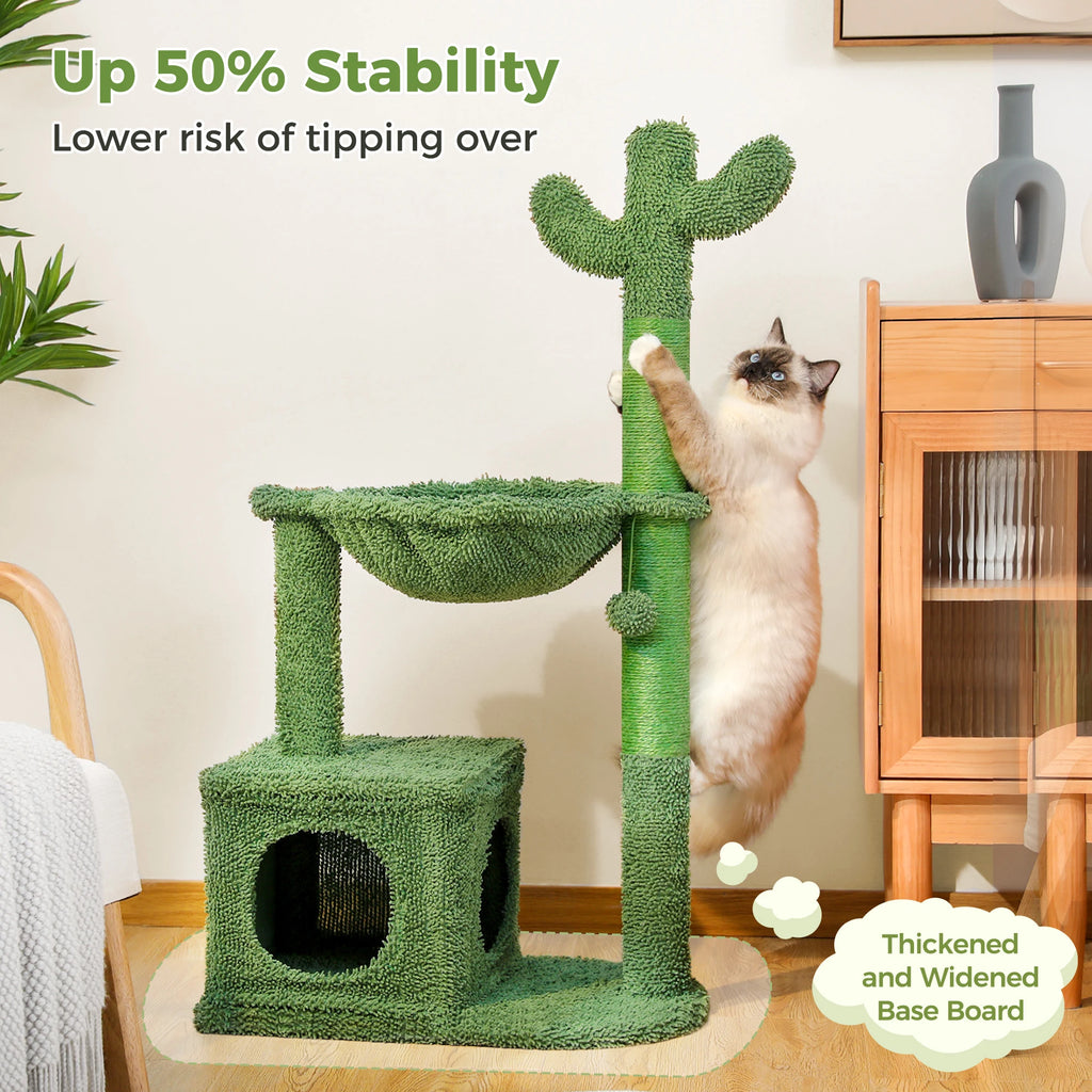 Cactus Cat Tree with Scratching Post (3 Options)