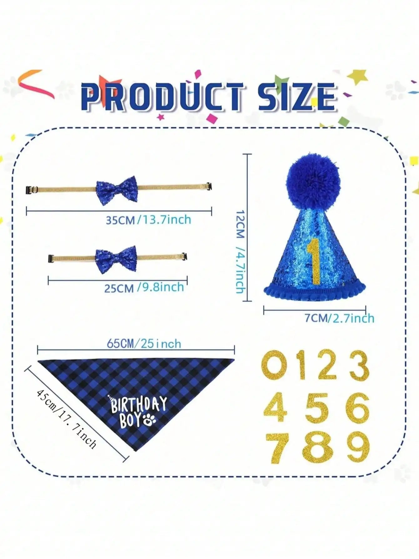 Blue Birthday Boy Party Set