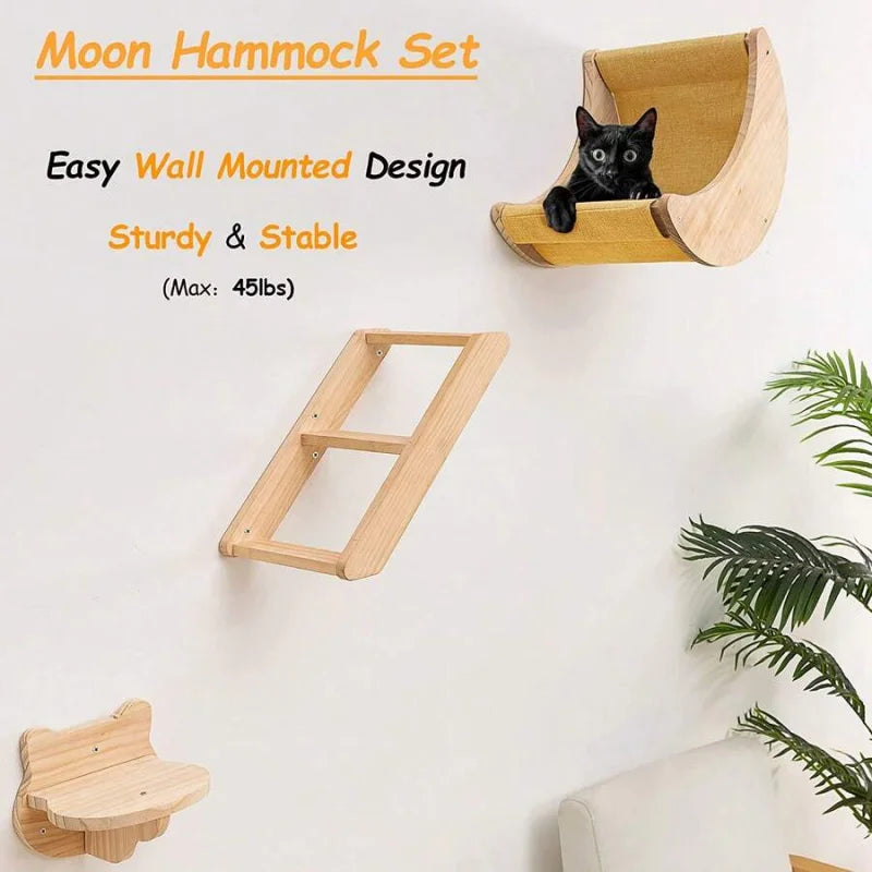 Cat Wall Furniture Set, 3 pieces