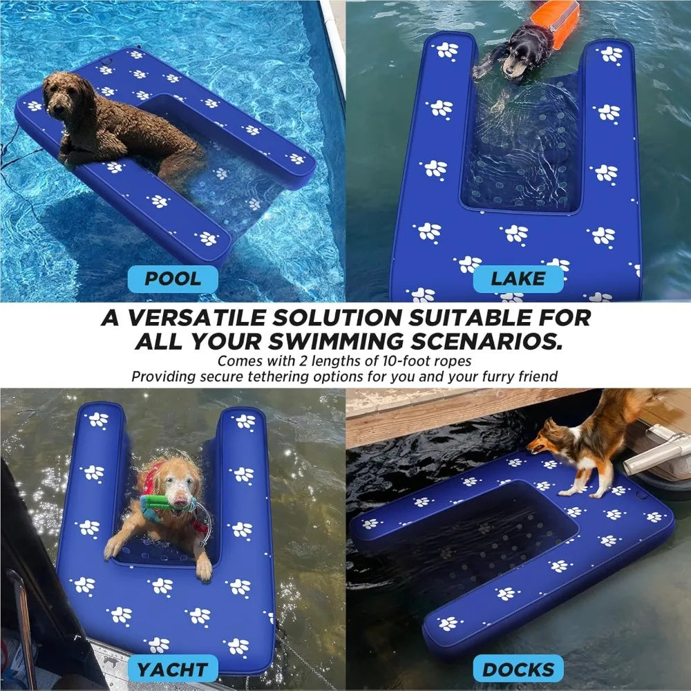 Inflatable Dock Platform with Electric Pump