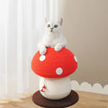 Mushroom-Shaped Sisal Cat Scratching Post